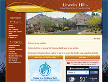 Tablet Screenshot of lincolnhills.info